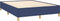 vidaXL - Bedframe - zonder - matras - stof - blauw - 140x200 - cm