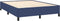 vidaXL - Bedframe - zonder - matras - stof - blauw - 140x200 - cm
