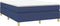 vidaXL - Bedframe - zonder - matras - stof - blauw - 140x200 - cm