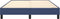 vidaXL - Bedframe - zonder - matras - stof - blauw - 140x200 - cm