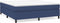 vidaXL - Bedframe - zonder - matras - stof - blauw - 160x200 - cm