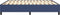vidaXL - Bedframe - zonder - matras - stof - blauw - 160x200 - cm