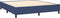 vidaXL - Bedframe - zonder - matras - stof - blauw - 160x200 - cm