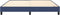 vidaXL - Bedframe - zonder - matras - stof - blauw - 160x200 - cm