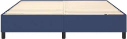 vidaXL - Bedframe - zonder - matras - stof - blauw - 180x200 - cm