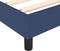vidaXL - Bedframe - zonder - matras - stof - blauw - 180x200 - cm