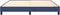 vidaXL - Bedframe - zonder - matras - stof - blauw - 180x200 - cm