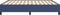 vidaXL - Bedframe - zonder - matras - stof - blauw - 180x200 - cm