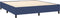 vidaXL - Bedframe - zonder - matras - stof - blauw - 180x200 - cm