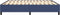 vidaXL - Bedframe - zonder - matras - stof - blauw - 180x200 - cm