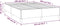 vidaXL - Bedframe - zonder - matras - stof - donkerbruin - 140x190 - cm