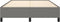 vidaXL - Bedframe - zonder - matras - stof - donkergrijs - 140x190 - cm