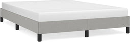 vidaXL - Bedframe - zonder - matras - stof - lichtgrijs - 140x200 - cm