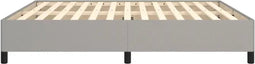 vidaXL - Bedframe - zonder - matras - stof - lichtgrijs - 160x200 - cm