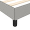 vidaXL - Bedframe - zonder - matras - stof - lichtgrijs - 160x200 - cm
