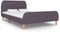 vidaXL - Bedframe - zonder - matras - stof - taupe - 120x190 - cm