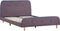 vidaXL - Bedframe - zonder - matras - stof - taupe - 120x190 - cm
