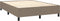 vidaXL - Bedframe - zonder - matras - stof - taupe - 140x190 - cm