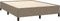 vidaXL - Bedframe - zonder - matras - stof - taupe - 140x190 - cm