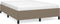 vidaXL - Bedframe - zonder - matras - stof - taupe - 140x200 - cm