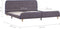 vidaXL - Bedframe - zonder - matras - stof - taupe - 150x200 - cm