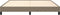 vidaXL - Bedframe - zonder - matras - stof - taupe - 160x200 - cm