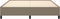 vidaXL - Bedframe - zonder - matras - stof - taupe - 180x200 - cm