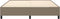 vidaXL - Bedframe - zonder - matras - stof - taupe - 180x200 - cm