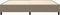 vidaXL - Bedframe - zonder - matras - stof - taupe - 200x200 - cm