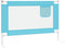vidaXL Bedhekje peuter 100x25 cm stof blauw
