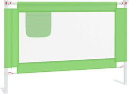 vidaXL Bedhekje peuter 100x25 cm stof groen