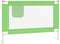 vidaXL Bedhekje peuter 100x25 cm stof groen