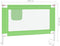 vidaXL Bedhekje peuter 100x25 cm stof groen