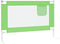 vidaXL Bedhekje peuter 100x25 cm stof groen