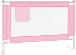 vidaXL Bedhekje peuter 100x25 cm stof roze