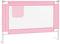 vidaXL Bedhekje peuter 100x25 cm stof roze