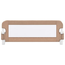vidaXL Bedhekje peuter 102x42 cm polyester taupe