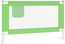 vidaXL Bedhekje peuter 120x25 cm stof groen