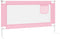 vidaXL Bedhekje peuter 140x25 cm stof roze