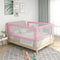 vidaXL Bedhekje peuter 150x25 cm stof donkergrijs