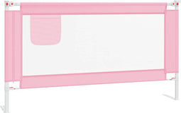 vidaXL Bedhekje peuter 150x25 cm stof roze
