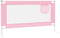 vidaXL Bedhekje peuter 150x25 cm stof roze
