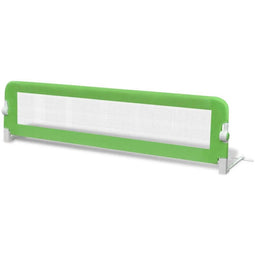 vidaXL Bedhekje peuter 150x42 cm groen