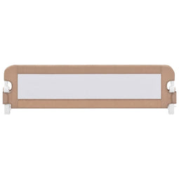 vidaXL Bedhekje peuter 150x42 cm polyester taupe