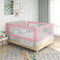 vidaXL Bedhekje peuter 180x25 cm stof donkergrijs