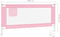 vidaXL Bedhekje peuter 180x25 cm stof roze