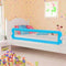 vidaXL Bedhekje peuter 180x42 cm polyester blauw