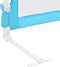 vidaXL Bedhekje peuter 180x42 cm polyester blauw