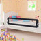vidaXL Bedhekje peuter 180x42 cm polyester grijs
