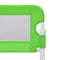vidaXL Bedhekje peuter 180x42 cm polyester groen